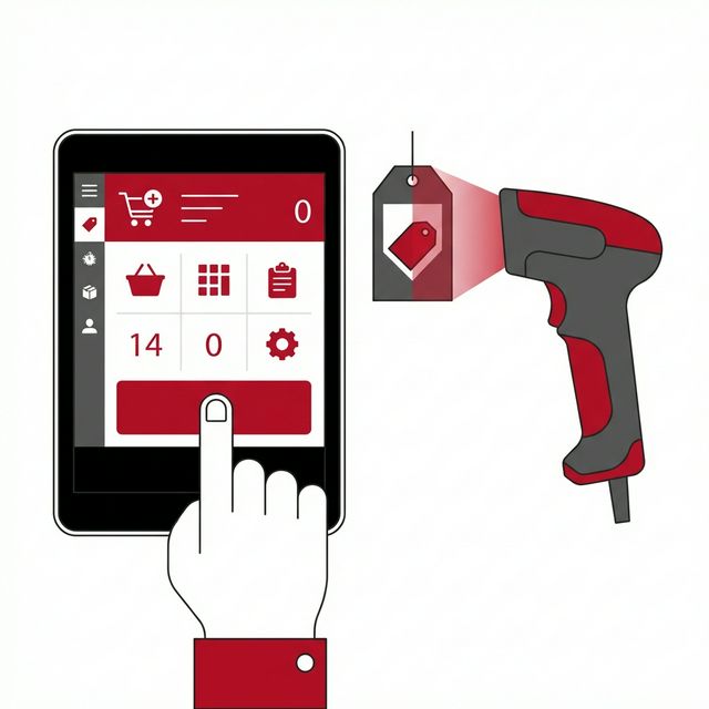 Interfaz de venta TPV táctil